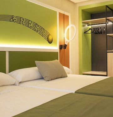 Habitación Tennis Hotel Magic Sports 4*